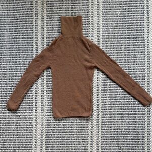 Zara Camel Knit Turtleneck